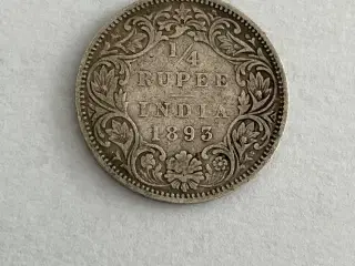 1/4 Rupee India 1893