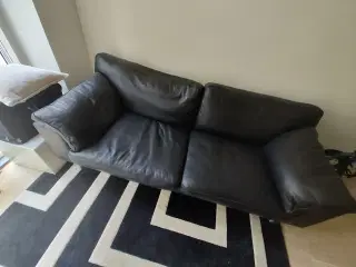 Lædersofa sælges 