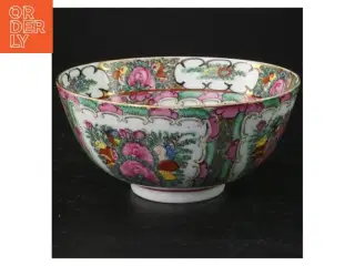 Kinesisk porcelænsskål (str. Ø 16 cm)