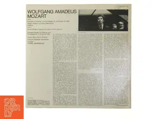 Mozart Koncert for Klavier og Orkester LP fra EMI Electrola