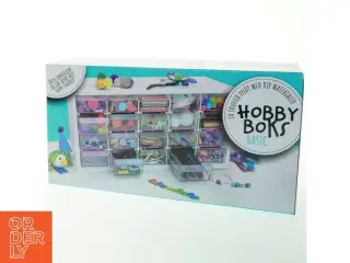Hobbyboks Basic med 20 skuffer, aldrig åbnet fra Nimo (str. 6,3x13,4x3,7 cm)