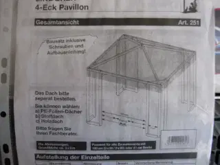 Pavillon 3x3 m  .