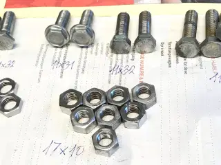 11mmx1,25 bolte & møtrikker