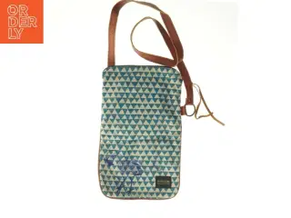 Skuldertaske med geometrisk mønster fra Mongoose (str. 23x38 cm)