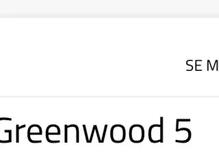 Outwell Greenwood 5    TELT.   . BRUGT 1 GANG