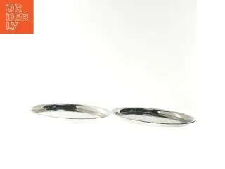 Runde bakker af rustfrit stål (str. Ø 29,5 cm)