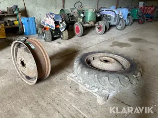 Dæk og fælge India farm traktor - passer til Massey Ferguson