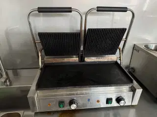 Dobbelt Klemmegrill/bøfsteger sælges