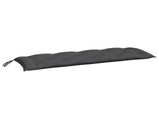Hynde til havebænk 150x50x7 cm oxfordstof antracitgrå
