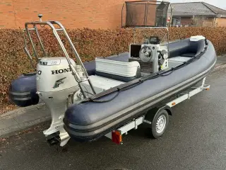 Joker Boat Coaster 580 med 90 hk Honda