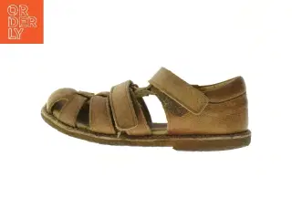 Brune lædersandaler til børn (str. 21 cm)