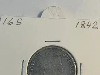16 skilling 1842 Denmark