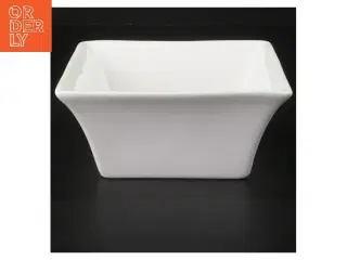 Hvid porcelænsskål fra Karaki (str. 13,5x13,5x6 cm)