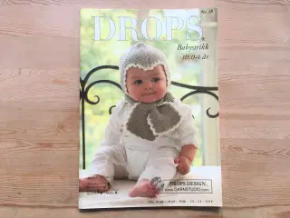 Opskrifter, Drops babystrik str. 0 - 4 år