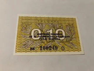 0.10 Talonas Lithuania