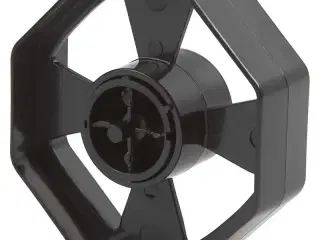 Praktisk sort hjul til borddispenser, 7,5 cm