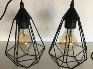 Loftslampe med pærer