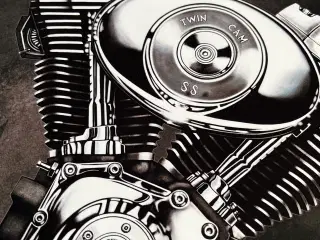 Plakat, H-D Twin Cam A3