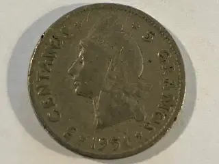 5 Centavos Dominican Republic 1951