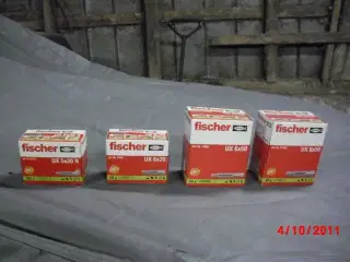 Fischer UX dübel sortiment i pakker 