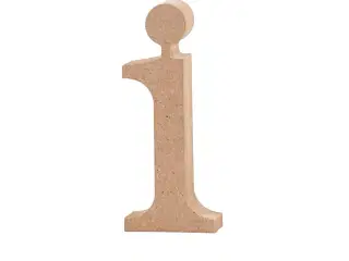 Bogstav, i, H: 10,5 cm, tykkelse 2 cm, 1 stk.