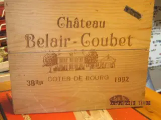 3 fl. " Cotes De Bourg"  årg. 1992  for samler