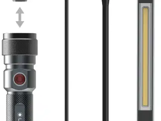 Ledlenser Workers Friend lygte m/4 indsatse genopl