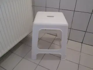 Hvid Badetaburet
