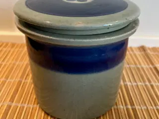 Knabstrup sukker-/marmeladeskål med låg