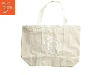 Stor hvid mulepose fra Irma med logo fra Irma (str. 53x37 cm)