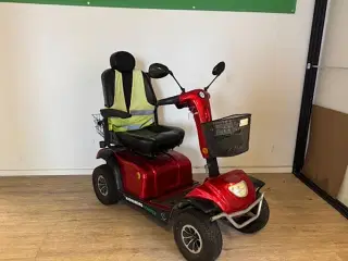 Elscooter 4-hjul rød