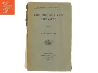 Frederiksborg Amts Stednavne af Stednavneudvalget (Bog)