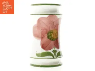 Blomsterdesignet porcelænsvase (str. 20 x 11 cm)