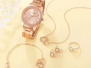 * Lækkert gavesæt til kvinder - med smukt ur fra C