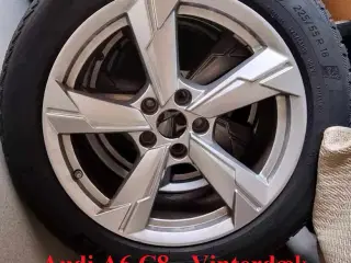 Audi A6 - Alufælge originale 18" vinterdæk