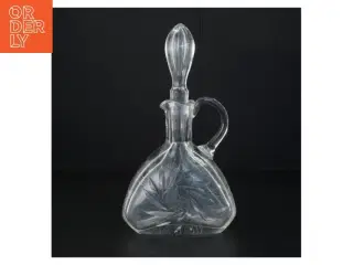 Glaskaraffel med prop (str. 27 x 14 cm)