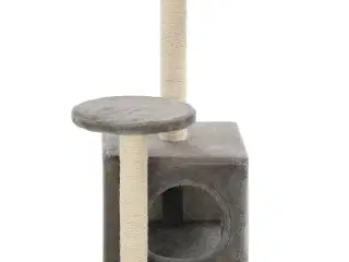 Kradsetræ med sisalstolper 60 cm grå