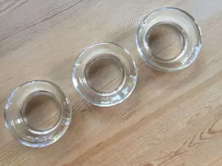 3 flotte små askebægre