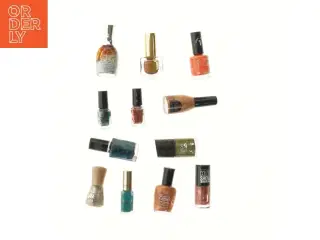 Neglelak sæt med mange farver og effekter