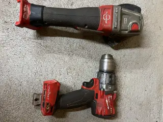 Milwaukee M18 værktøj defekt