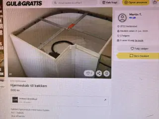 KØBES køkken hjørneskab