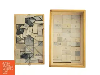 Kunstbygmesteren Træ byggeklodser sæt(str. 27x23 cm)