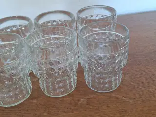 Retro drikkeglas 6 stk