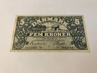 5 Kroner 1942 H