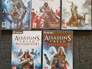 Assassins Creed spil 5 styk