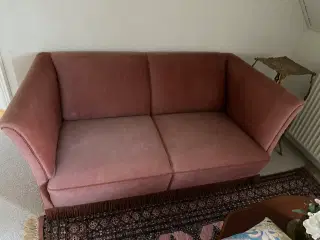 Velour sofa lilla