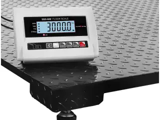 Gulvvægt – 3000 kg / 1 kg – eksternt LCD