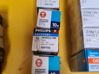 Diverse halogenpærer, 12v/230v