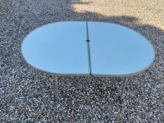 Ovalt campingbord 90x 120 cm