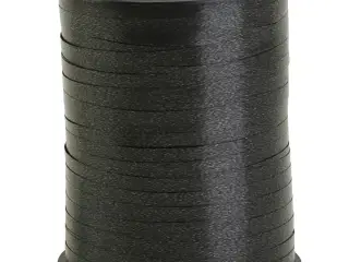 Sort Gavebånd 5 mm - 400 m Rulle til Elegant Indpakning